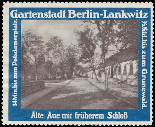 Alte Aue mit frÃ¼herem SchloÃ