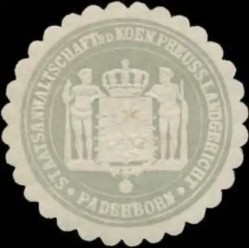 Staatsanwaltschaft bei dem K.Pr. Landgericht Paderborn