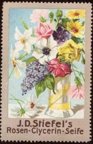 J. D. Siefels Rosen - Clycerin - Seife