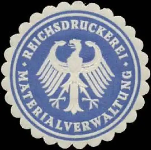 Reichsdruckerei Materialverwaltung