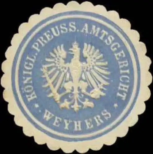 K.Pr. Amtsgericht Weyhers