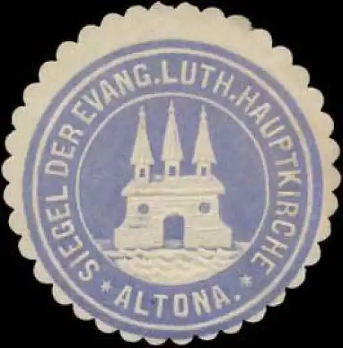 Siegel der Evang. Luth. Hauptkirche Altona