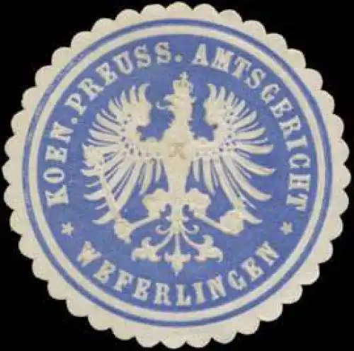 K.Pr. Amtsgericht Weferlingen