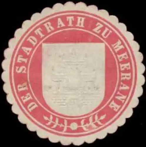 Der Stadtrath zu Meerane