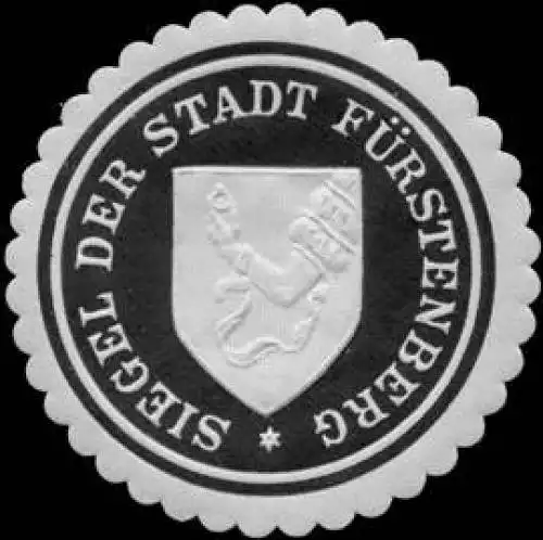 Siegel der Stadt FÃ¼rstenberg