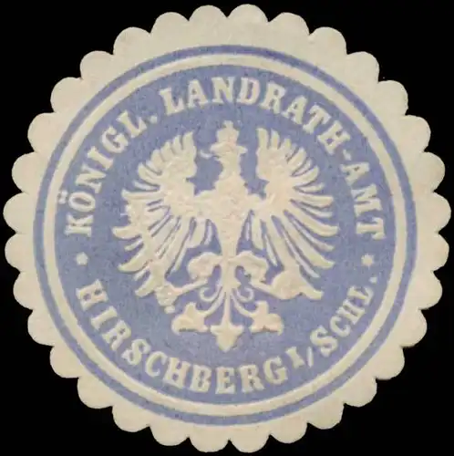 K. Landrath-Amt Hirschberg/Schlesien