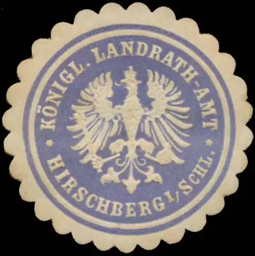 K. Landrath-Amt Hirschberg/Schlesien