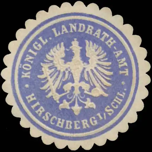 K. Landrath-Amt Hirschberg/Schlesien