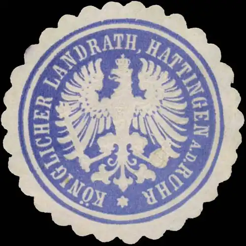 K. Landrath Hattingen/Ruhr