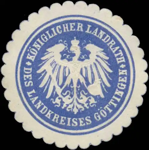 K. Landrath des Landkreises GÃ¶ttingen