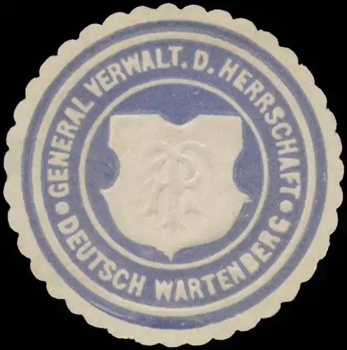 General Verwaltung der Herrschaft Deutsch Wartenberg