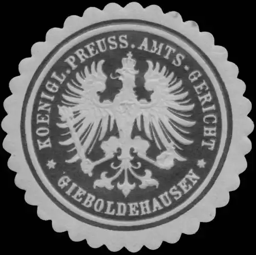 K.Pr. Amts-Gericht Gieboldehausen