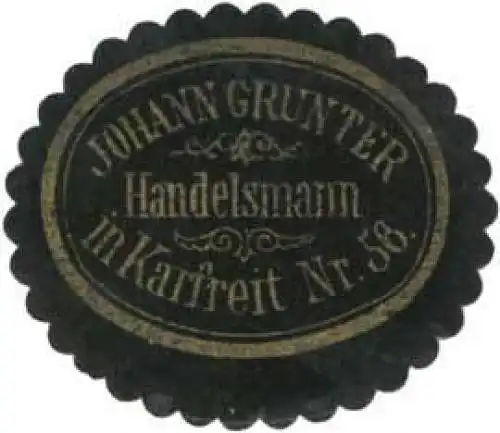 Handelsmann Johann Grunter