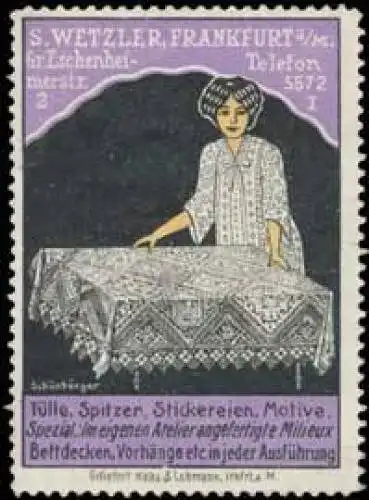 Stickerei Spitzen