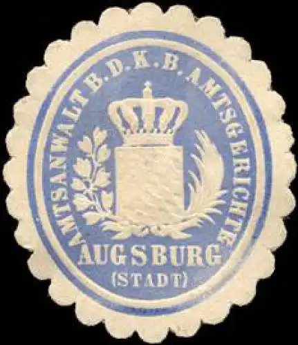Amtsanwalt bei dem Königlich B. Amtsgerichte - Augsburg (Stadt)