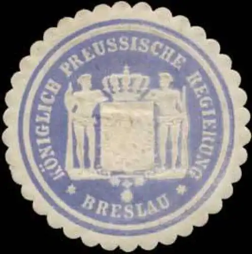 KÃ¶niglich Preussische Regierung Breslau