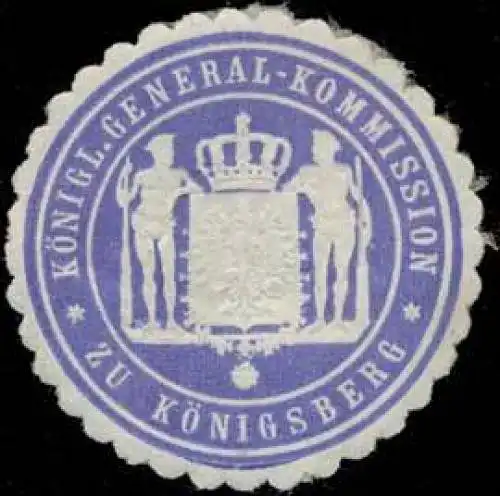 K. General-Kommission zu KÃ¶nigsberg/PreuÃen