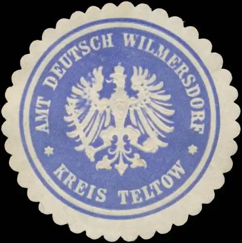 Amt Deutsch Wilmersdorf Kreis Teltow