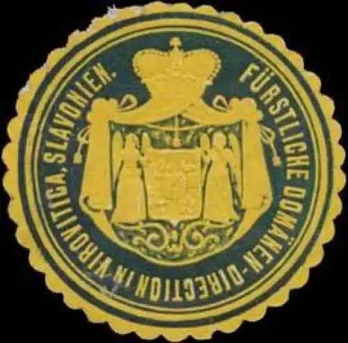 F. Domänen-Direction in Virovitica, Slavonien