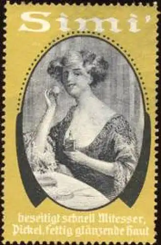 Simi beseitigt schnell Mitesser, Pickel, fettig glÃ¤nzende Haut