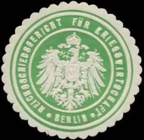 Reichsschiedsgericht für Kriegswirtschaft Berlin