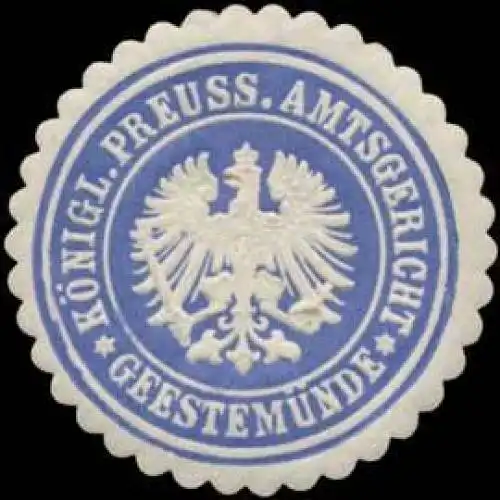 K.Pr. Amtsgericht GeestemÃ¼nde