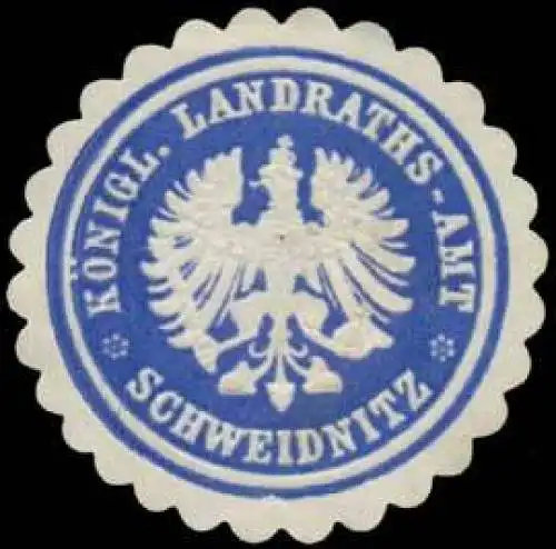 K. Landraths-Amt Schweidnitz/Schlesien