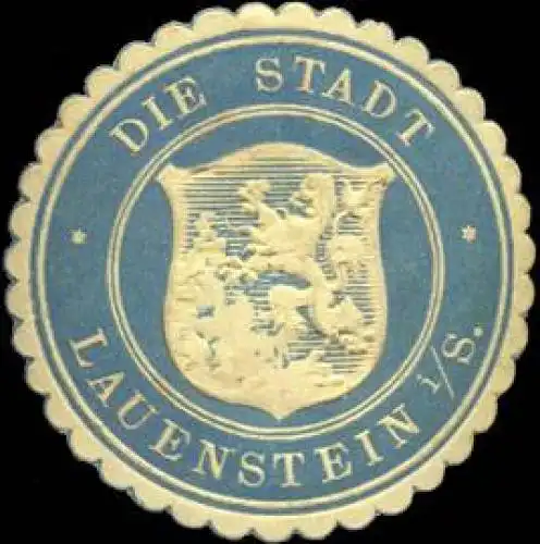 Die Stadt Lauenstein