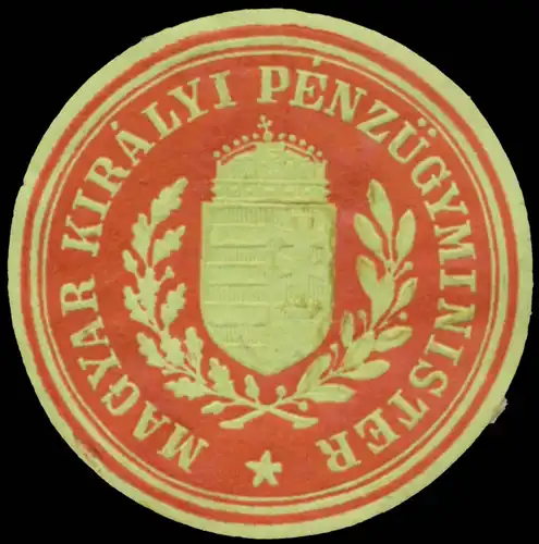 K. Ungarischer Finanzminister