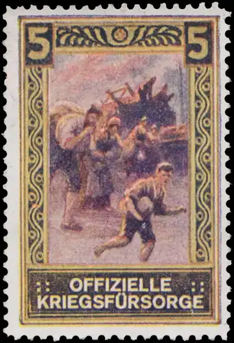 Familie auf der Flucht