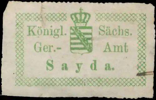 K.S. Gerichtsamt Sayda