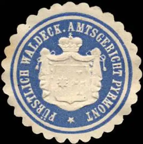 Fürstlich Waldeck. Amtsgericht Pyrmont