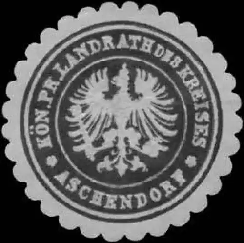 K.Pr. Landrath des Kreises Aschendorf