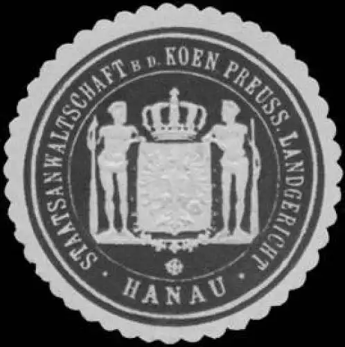 Staatsanwaltschaft b.d. K.Pr. Landgericht Hanau