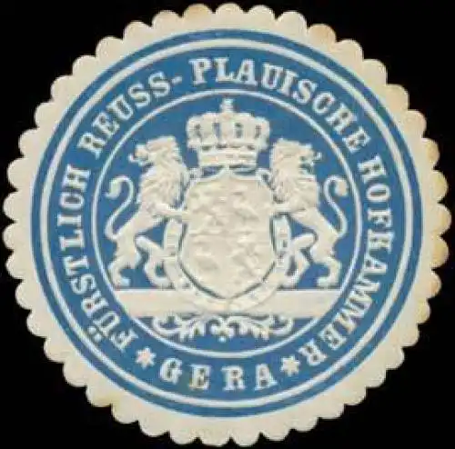 Fürstlich Reuss-Plauische Hofkammer Gera