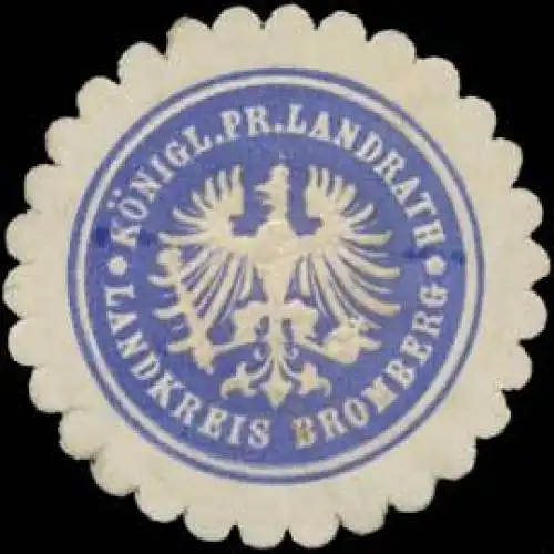 Königl. Pr. Landrath Landkreis Bromberg
