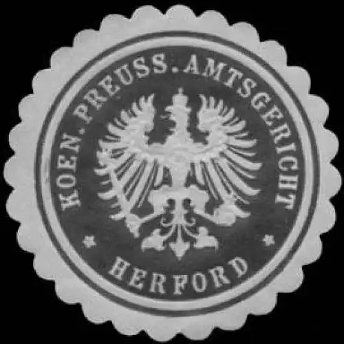 K.Pr. Amtsgericht Herford