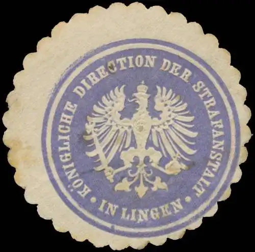 K. Direction der Strafanstalt in Lingen
