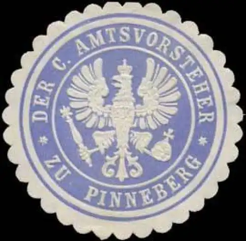 Der C. Amtsvorsteher zu Pinneberg