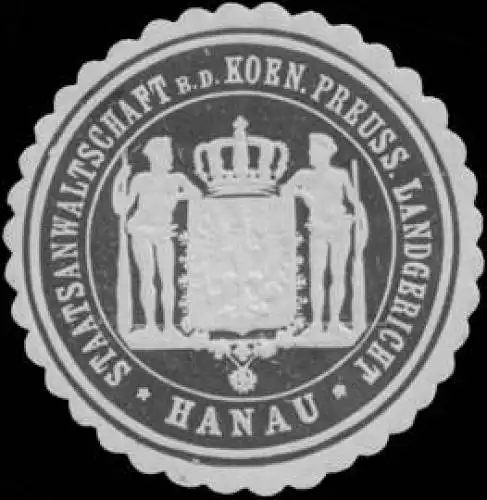 Staatsanwaltschaft b.d. K.Pr. Landgericht Hanau
