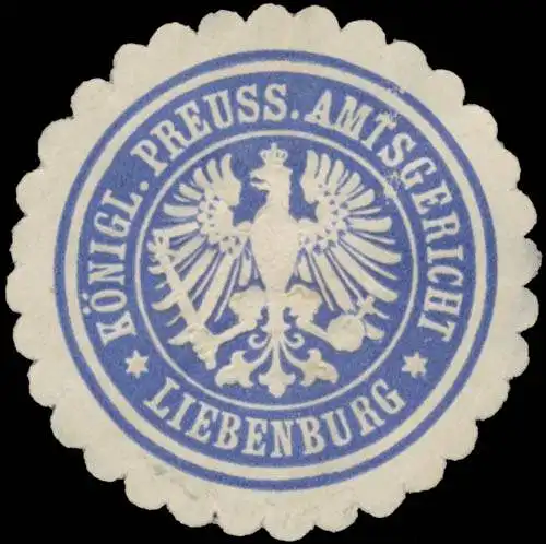 K. Pr. Amtsgericht Liebenburg