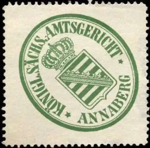 KÃ¶niglich - SÃ¤chsisches - Amtsgericht - Annaberg