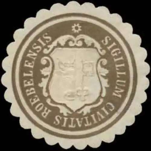 Sigillum civitatis Roebelensis RÃ¶bel/Mecklenburg