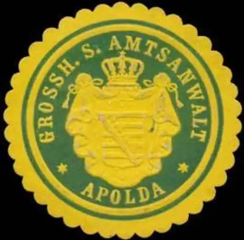 Gr. S. Amtsgericht Apolda