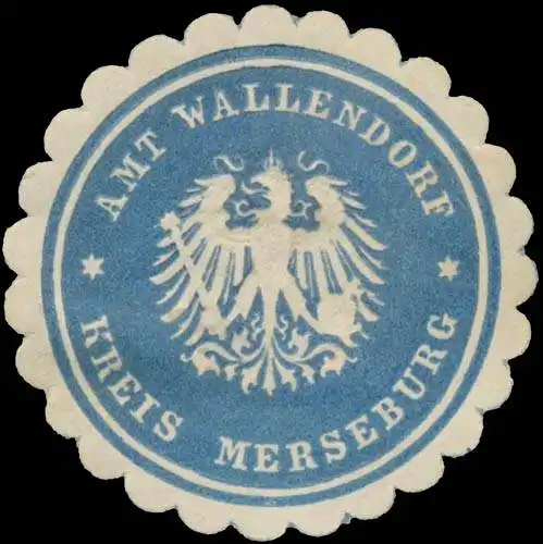 Amt Wallendorf Kreis Merseburg