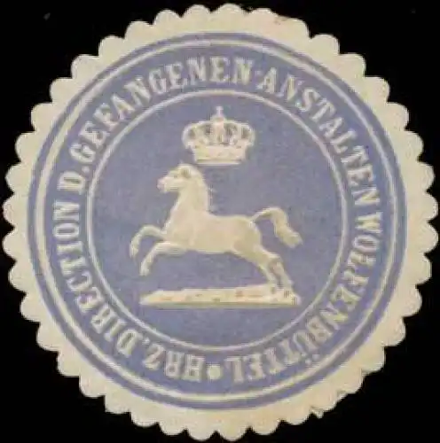 H. Direction der Gefangenen - Anstalten WolfenbÃ¼ttel