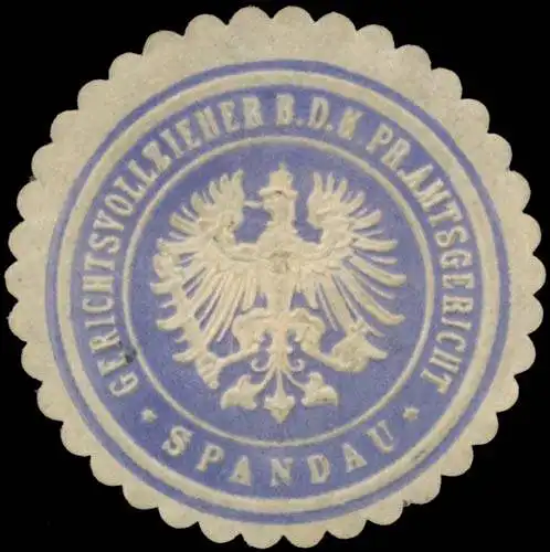 Gerichtsvollzieher b.d. K.Pr. Amtsgericht Spandau