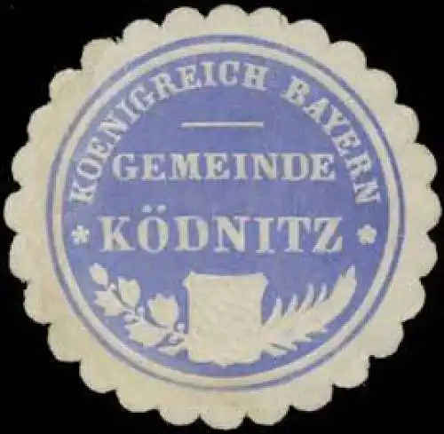 Koenigreich Bayern Gemeinde KÃ¶dnitz