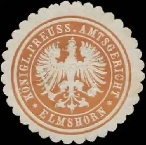 KÃ¶nigl. Preuss. Amtsgericht Elmshorn