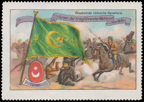 Attackirende tÃ¼rkische Kavalerie